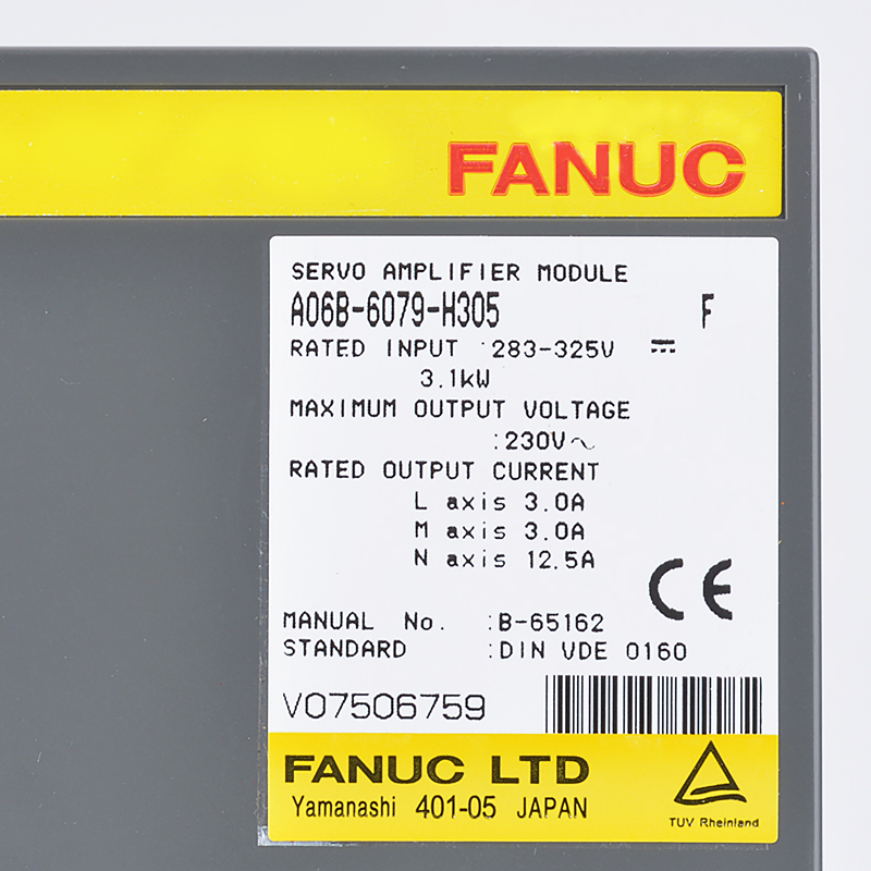 Good Quality Fanuc I/O - Fanuc servo amplifier moudle A06B-6079-H302 fanuc drives A06B-6079-H303,A06B-6079-H304,A06B-6079-H305,A06B-6079-H306 – Weite detail pictures